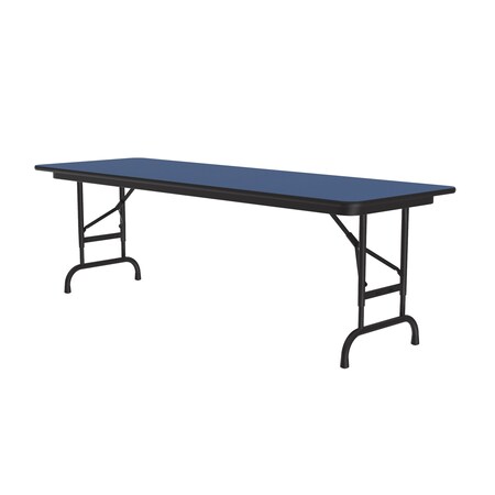 Correll CFA Adjustable HPL Folding Tables 24x60 Blue CFA2460PX-37